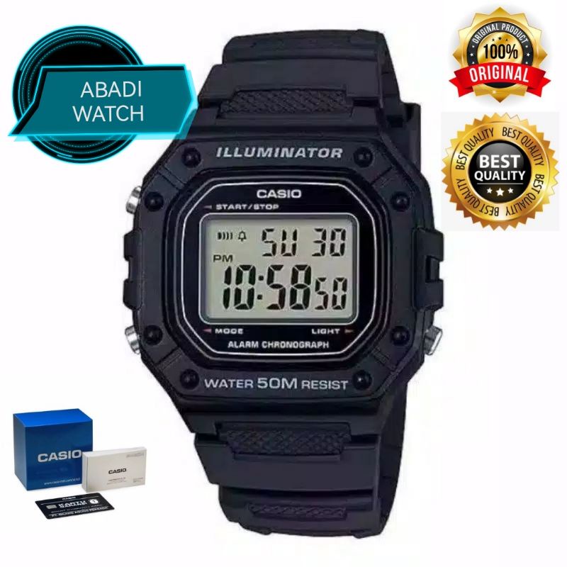 READY. BISA COD!!! Casio General Digital W-218H-1AVDF / W218H / W218H1A