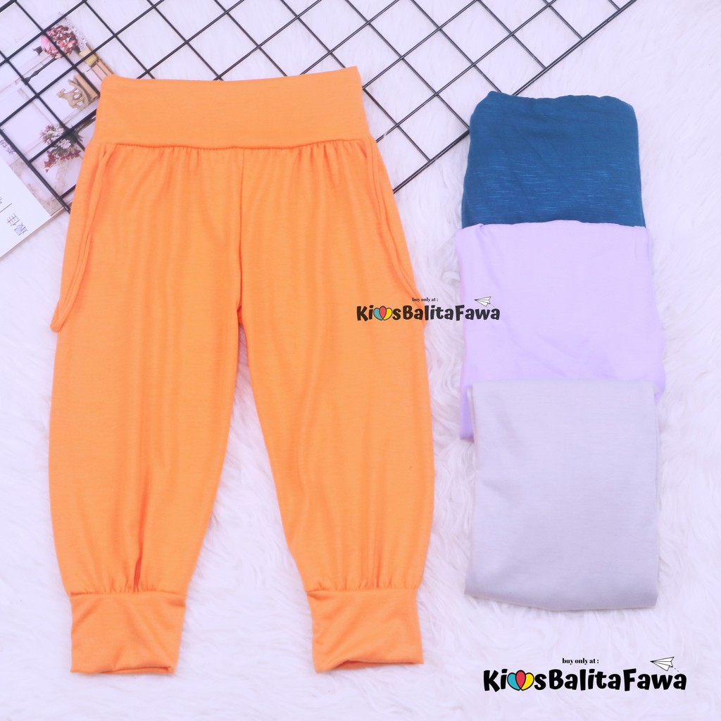 Aladin Polos Uk Bayi-12 Tahun / Celana Harian Anak Perempuan Cewek Panjang Baby Pants Bawahan Murah babycinnamon