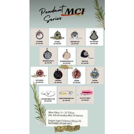 MCI produk kesehatan