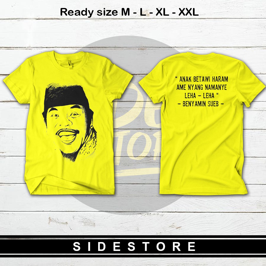 KAOS BENYAMIN - BENYAMIN S - KAOS TOKOH INDONESIA