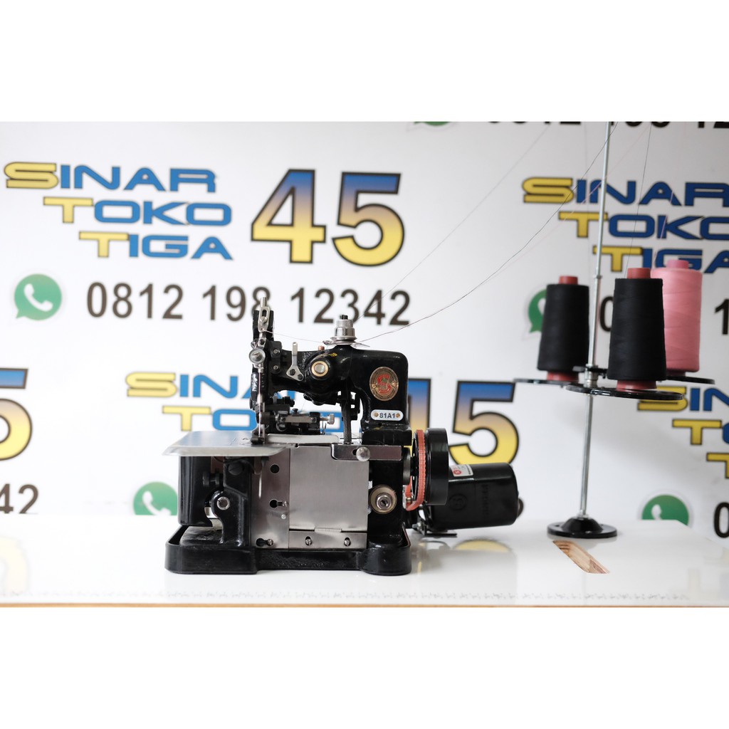 SINGER 81A1 MESIN JAHIT OBRAS KECIL BENANG 3 FULL SET MEJA KAKI DINAMO