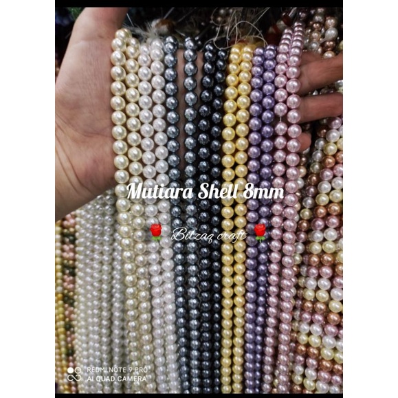 mutiara shell 8mm