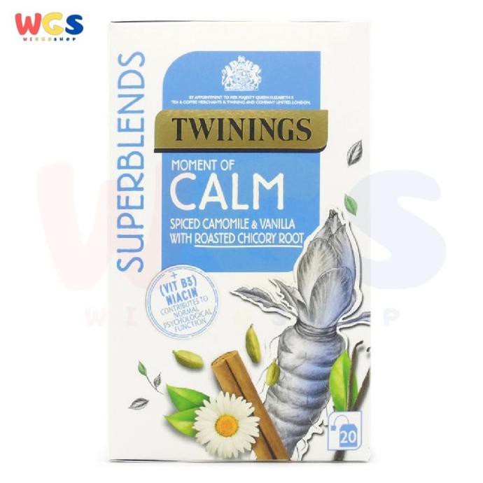 

Jual Twinings Tea Superblends Calm Spiced Camomile Vanilla 20 Bags Teh