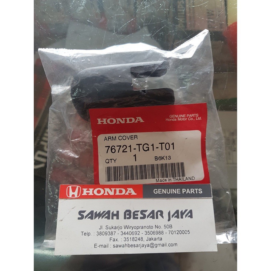 Cover Arm / Tutup Wiper Belakang Mobil Honda Brio Original 2012 2013 2014 2015 2016 2017 2018 2019 2