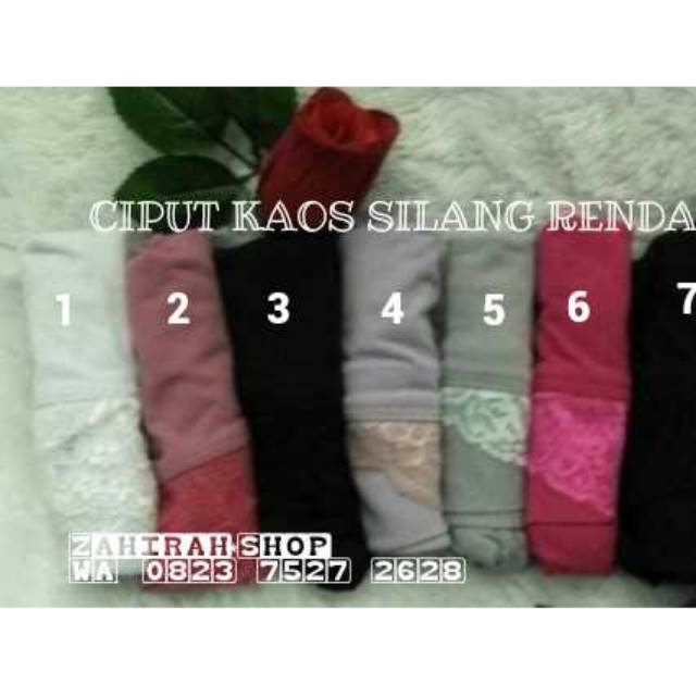 CIPUT KAOS RENDA SILANG