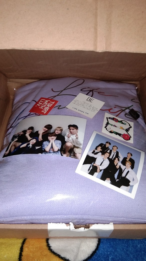 (ready) Hoodie Dynamite Ungu Muda (baca Desk!)