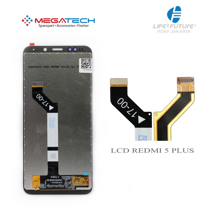 LCD XIAOMI REDMI 5 PLUS REDMI5 PLUS TOUCHSCREEN - Putih