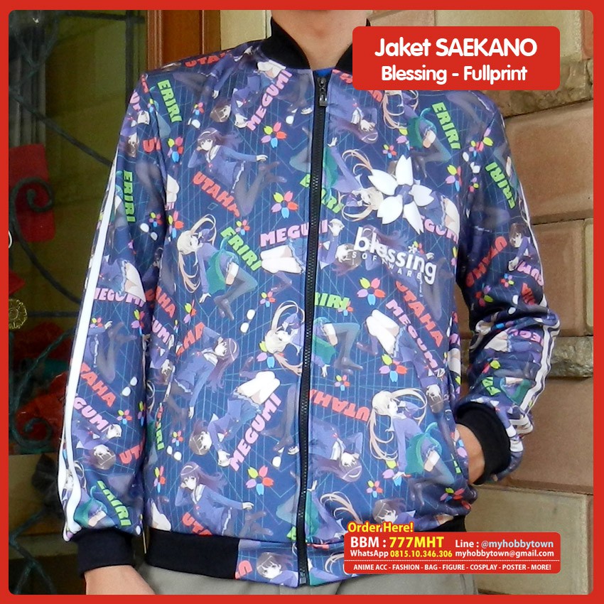 Jaket Sukajan Saekano Full Print