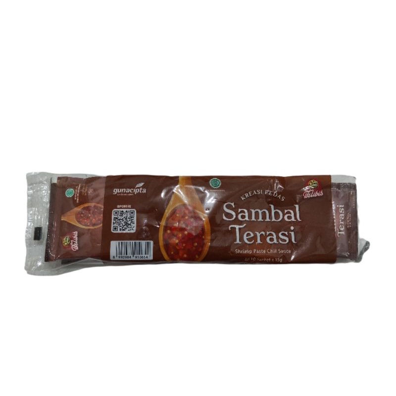 

Sambal Terasi Dua Belibis Sachet 15 gr ( isi 10 sachet )