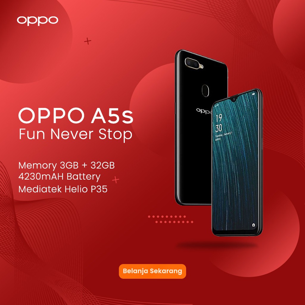 HP OPPO A5S RAM 3GB/32GB ORI GARANSI RESMI SMARTPHONE MURAH PROMO ANDROID TERBARU COD