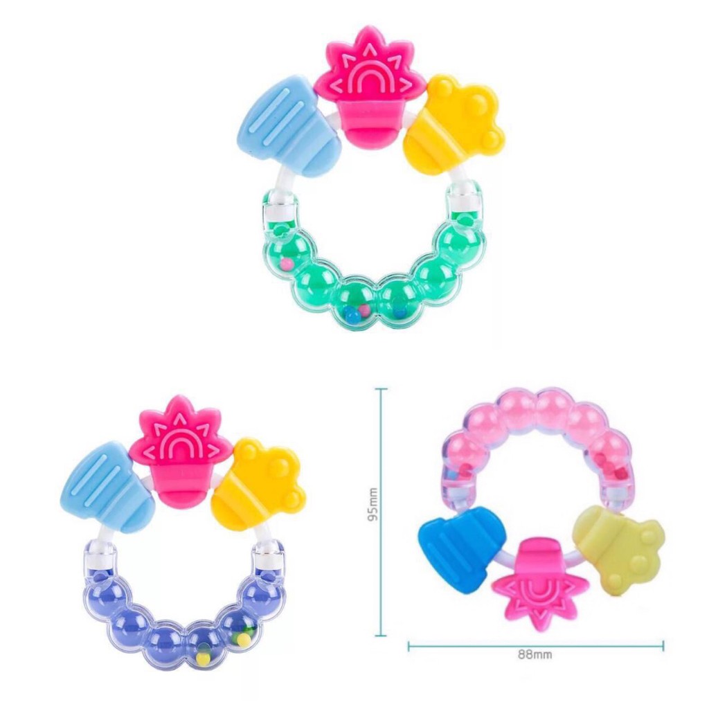 ( YR ) MAINAN GIGITAN BAYI / TEETHER baby toy KERINCING-2