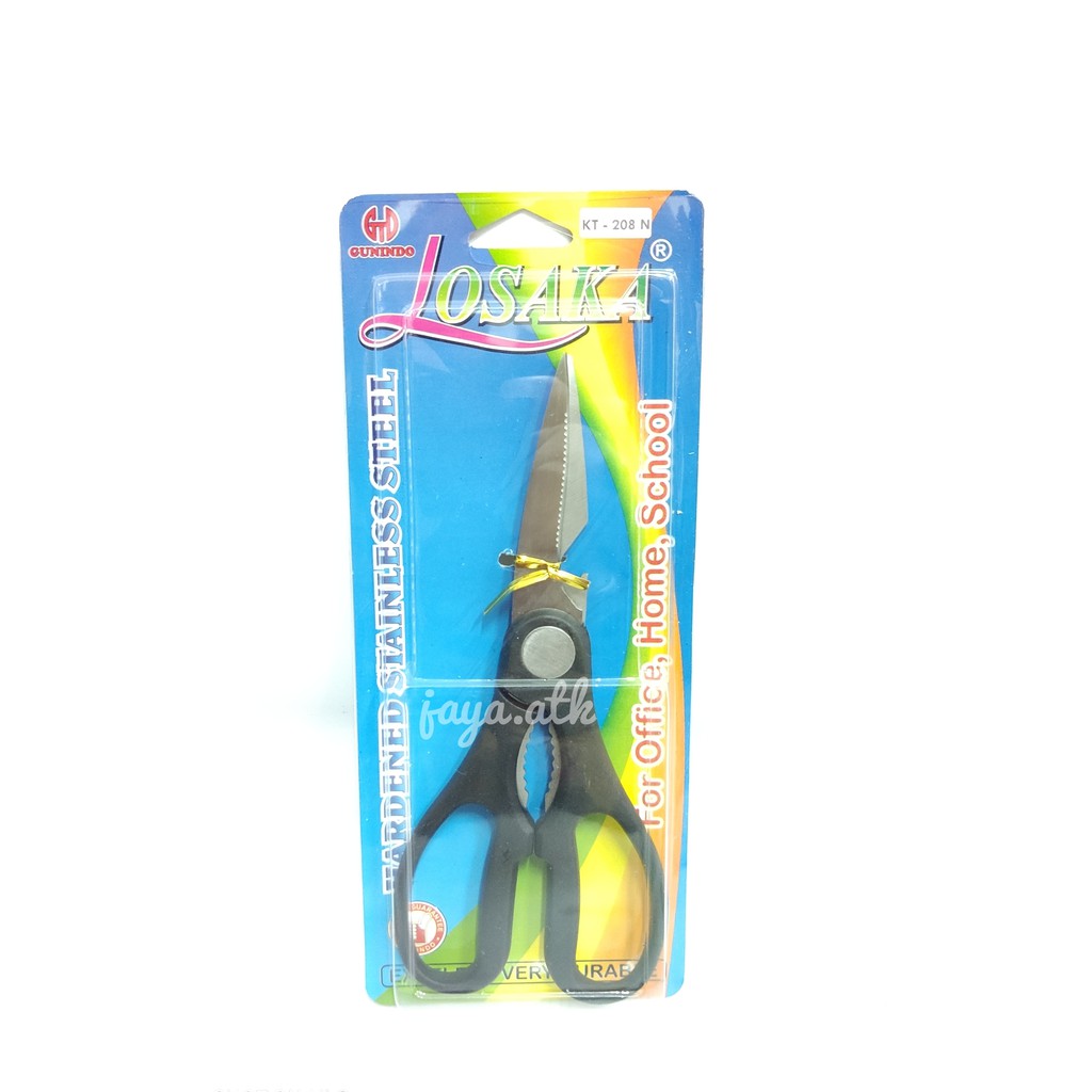 GUNTING DAPUR SERBAGUNA BESAR 7,5 IN 20 CM KITCHEN SCISSOR KT-208N STAINLESS STEEL BAGUS