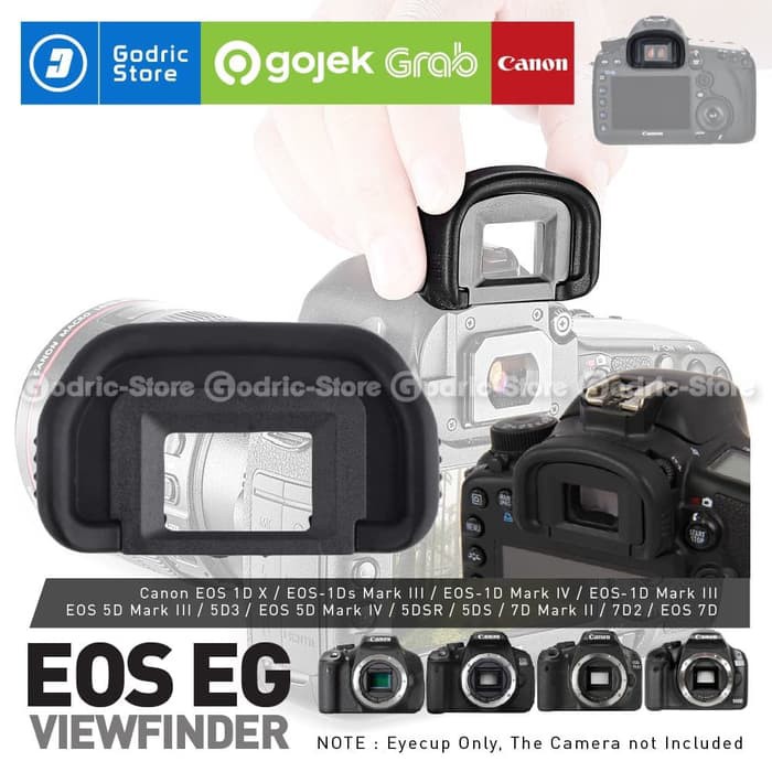 GOD0027 Viewfinder CANON EG EyeCup EyePiece EOS 7D 5D Mark III IV 1DX 1DC Etc