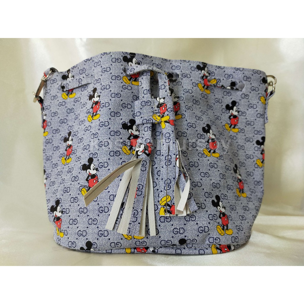 sling bag mickey mouse rumbai/ tas selempang mickey mouse rumbai