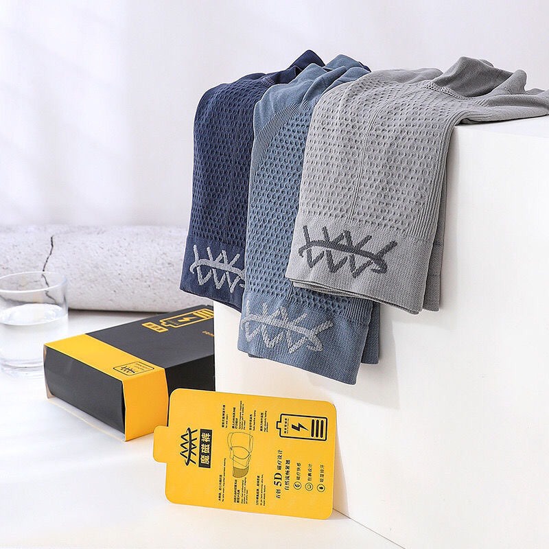 Retaily W243 Set Celana Dalam Pria Seamless Boxer Pria  Kualitas Set Pakaian Dalam Pria Free Box CD Pria [Kotak isi 3Pcs]
