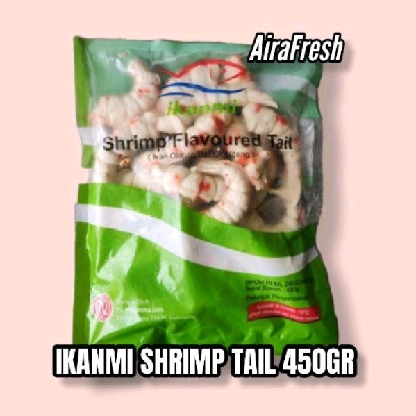 

IKANMI SHRIMP TAIL 450GR | SHRIMP FLAVOURED TAIL IKAN OLAHAN BENTUK UDANG 450GR