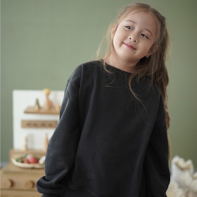 HOODIE GOODIE Kids Sweater Black