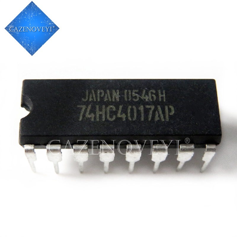 10pcs Ic 74hc4017n 74hc4017ap Sn74Hc4017N 74hc4017 Dip-16