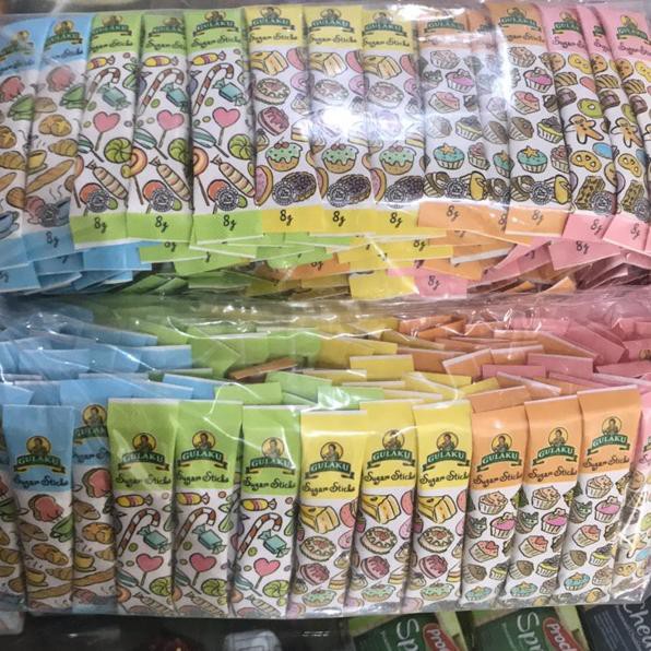 

【flashϟsale】 Gulaku stik stick 125 x 8 gram gula pasir stik stick