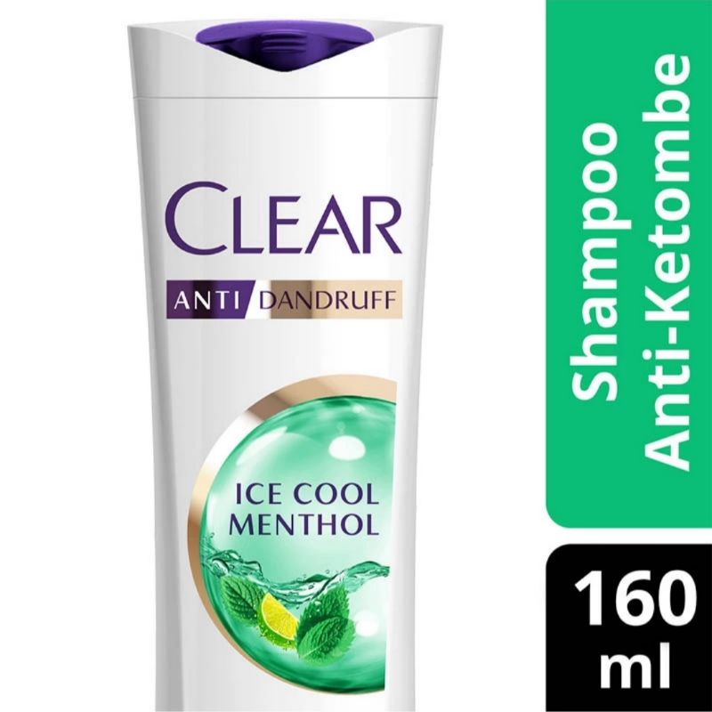 CLEAR Shampoo Anti Ketombe Ice Cool Menthol 160ml