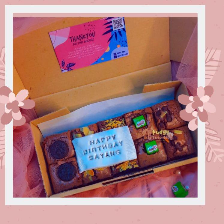 

LAngsung Pros3szh Fudgy Brownies / Brownies Skat 10bites by Nand's Food Full Chocolate Terenak!Code.