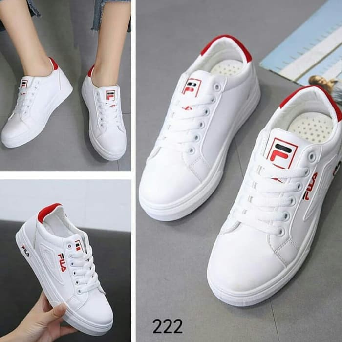 GROSIR SEPATU WANITA PEREMPUAN CEWEK OLAH RAGA KETS SNEAKER FILA KETS CASUAL SPORT MURAH