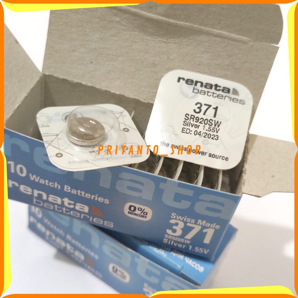 BATRE RENATA SR920SW SR920 SR 920 SW 371 BATTERY BATERAI ORIGINAL