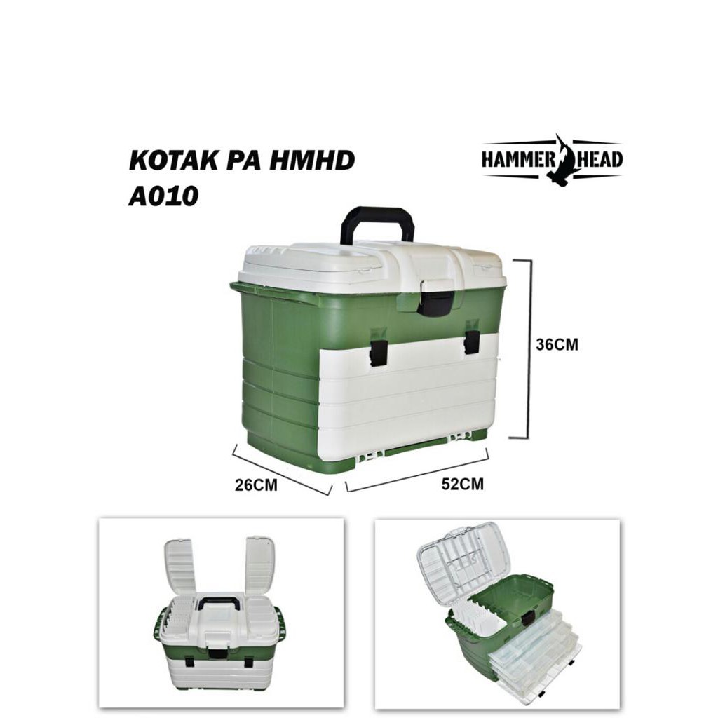 KOTAK PANCING HAMMERHEAD A010 Kualitas Premium