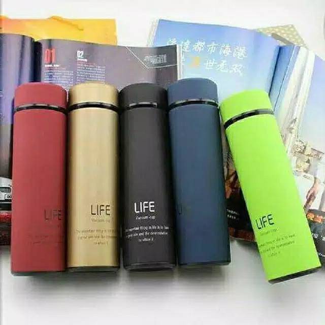 Termos LIFE Stainless steel termos Polos  Vacuum Flask Termos Trendy Business 500 ML thermos