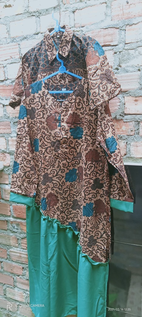 Maura Couple - Sania Ruffle Batik Couple