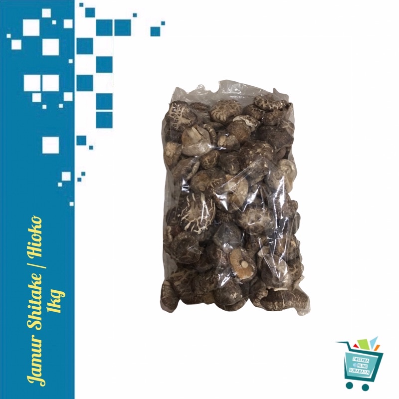Jamur Shitake / Hioko / Hyoko / Jamur Payung Kering Kualitas Import / Super / Premium 1kg