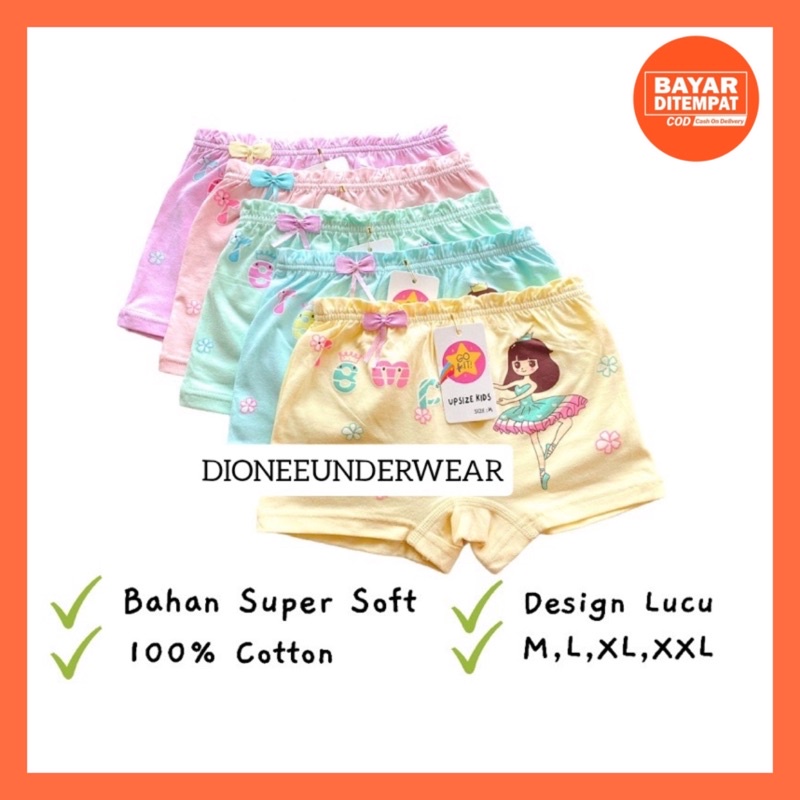 CD Celana Dalam Anak Perempuan Cewek Remaja ABG Kancut Celana Dalam Boxer Anak Perempuan Princess Celana dalam anak Celana Boxer Murah Celana Anak Prempuan