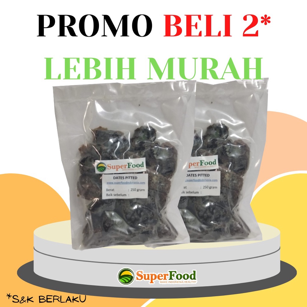 

Kurma / Dates Pitted 250gr Superfood Indonesia