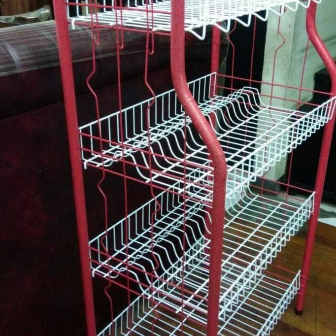 AA50Z51 RAK PIRING GELAS PIRING DAPUR JUMBO MASTER 4 SUSUN MURAH TEBAL FVDF96465B