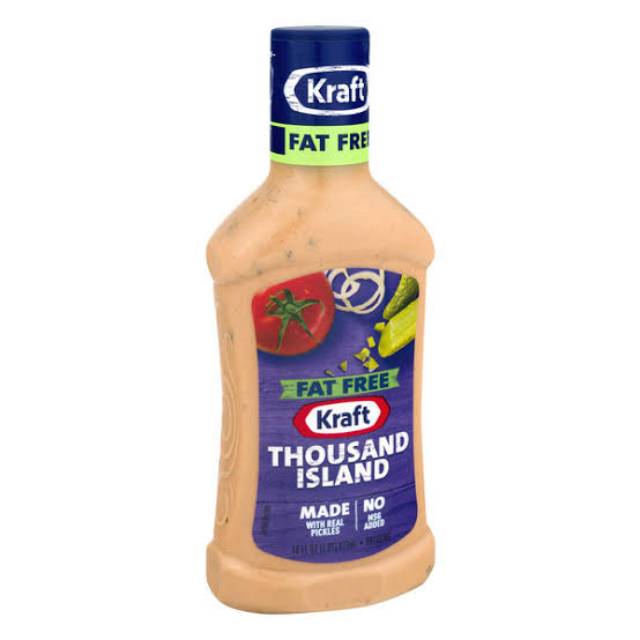 Kraft Thousand Island Fat Free Salad Dressing 473 Ml Mayonaise Mayo Shopee Indonesia