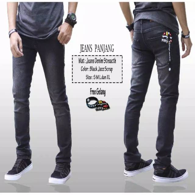 Jeans Pria fifteen denim Original