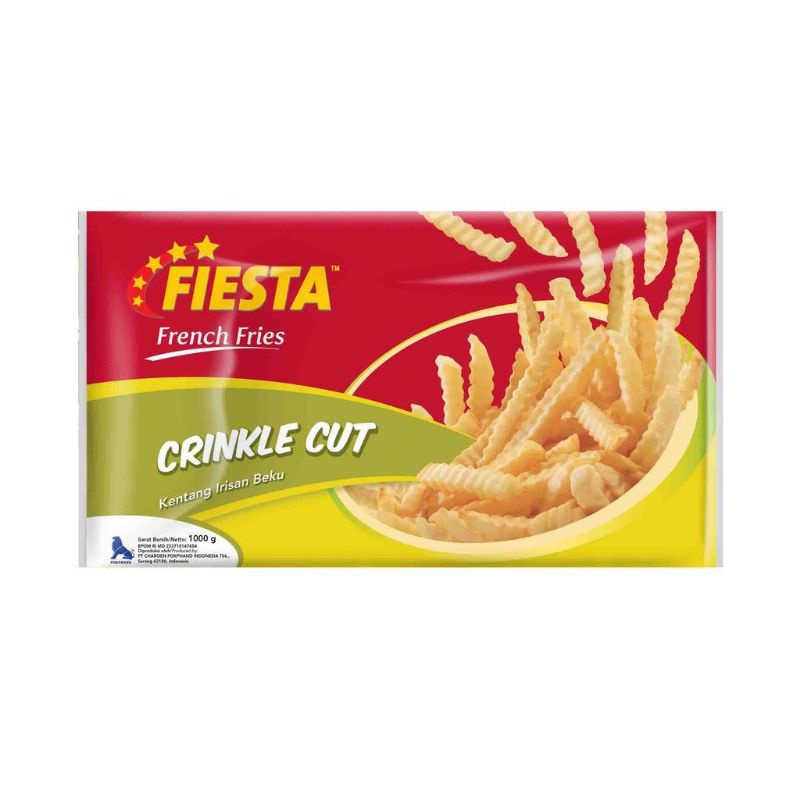 

Fiesta Crincle Cut French Fries //Fiesta Kentang Goreng Crincle Cut 1kg