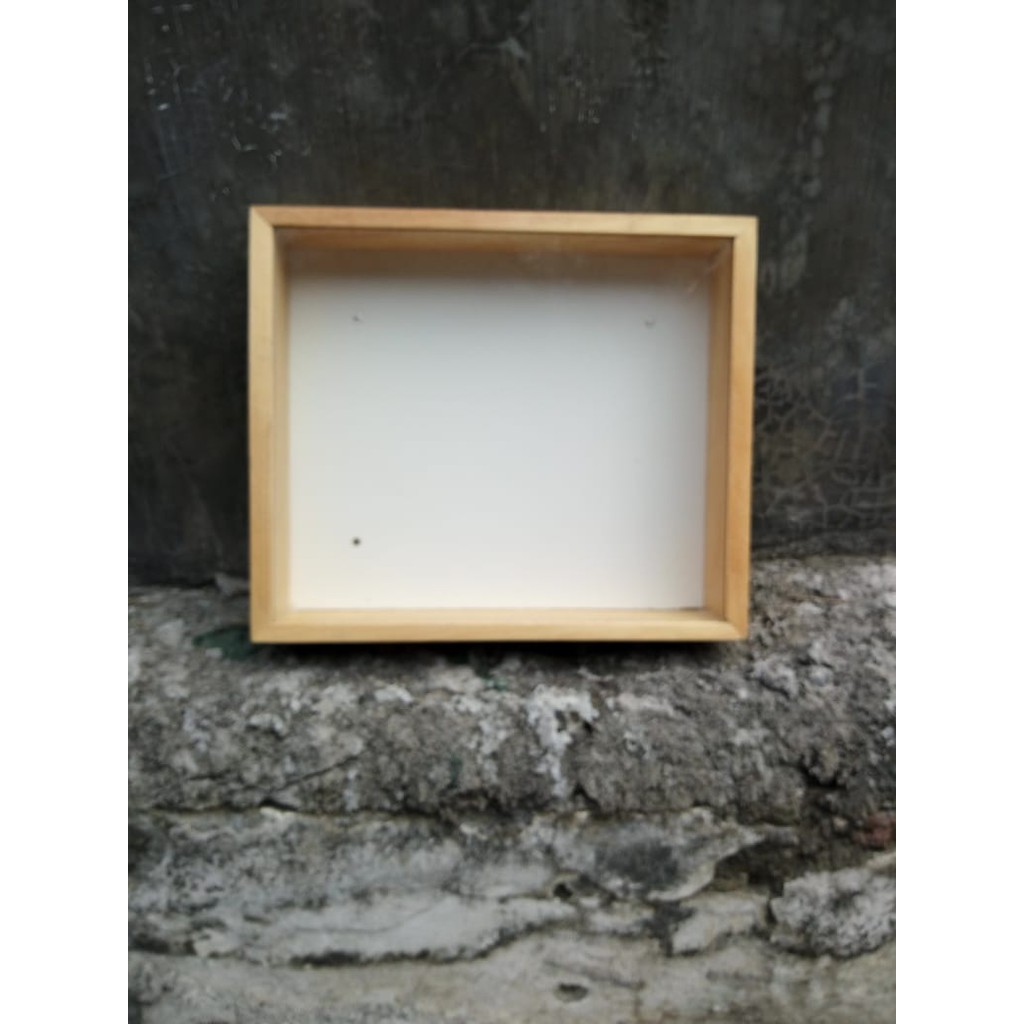 Rustic Frame Mahar dan scrapbook 30x40x5cm pigora  kayu  12R 