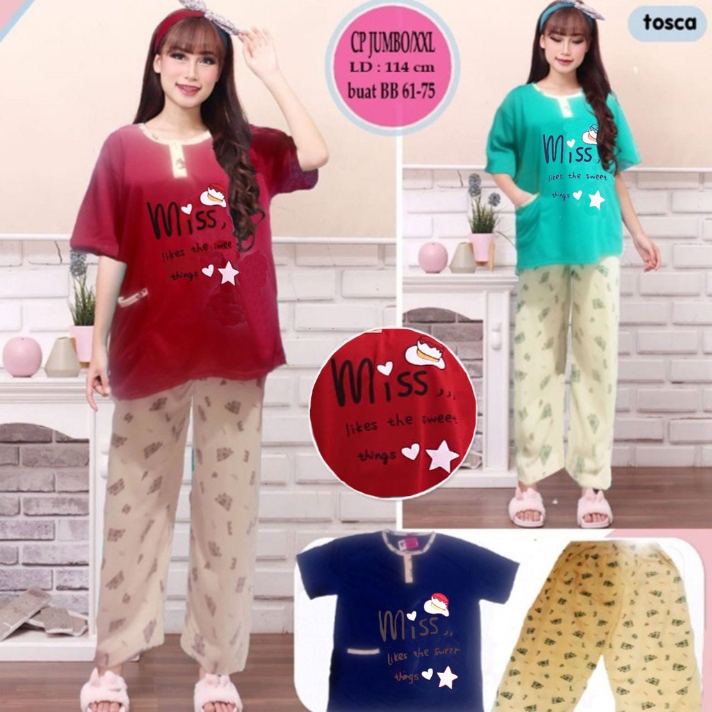 hokyclothing. BAJU TIDUR (BAYAR DITEMPAT) PP JUMBO XL/XXL  / PIYAMA WANITA /BAJU TIDUR DEWASA,ABG