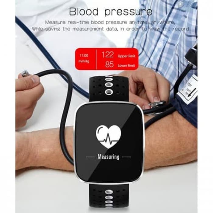 Cantik Smart Watch V6 Waterproof With Heart Rate Monitor Dll Hemat