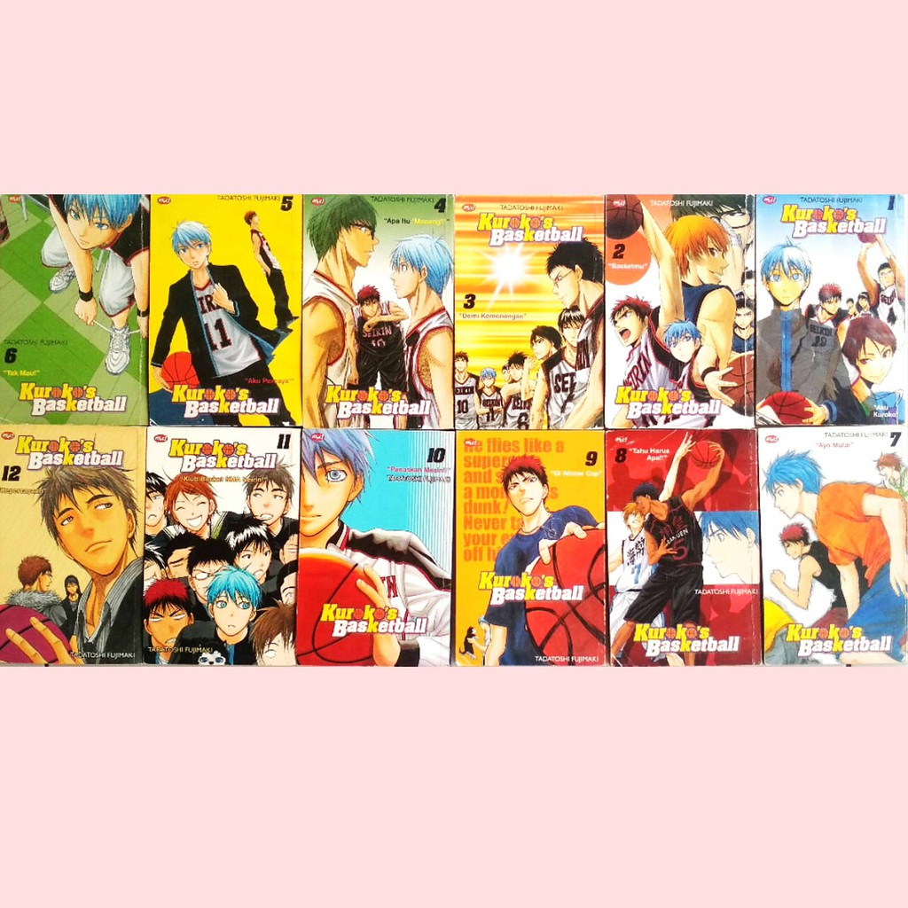 FIRST PRESS PRELOVED KUROKO'S BASKETBALL/KUROKO NO BASUKE KOMIK JEPANG TERJEMAHAN BEKAS