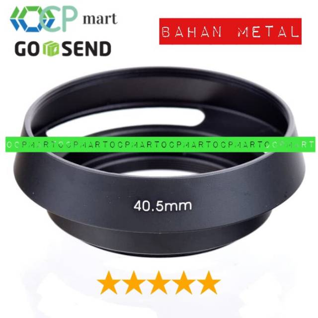 Metal Lens Hood 40.5mm 40,5mm 40.5 40,5 mm sony a5000 a5100 a6000 a6400 a6500 kit 16-50mm