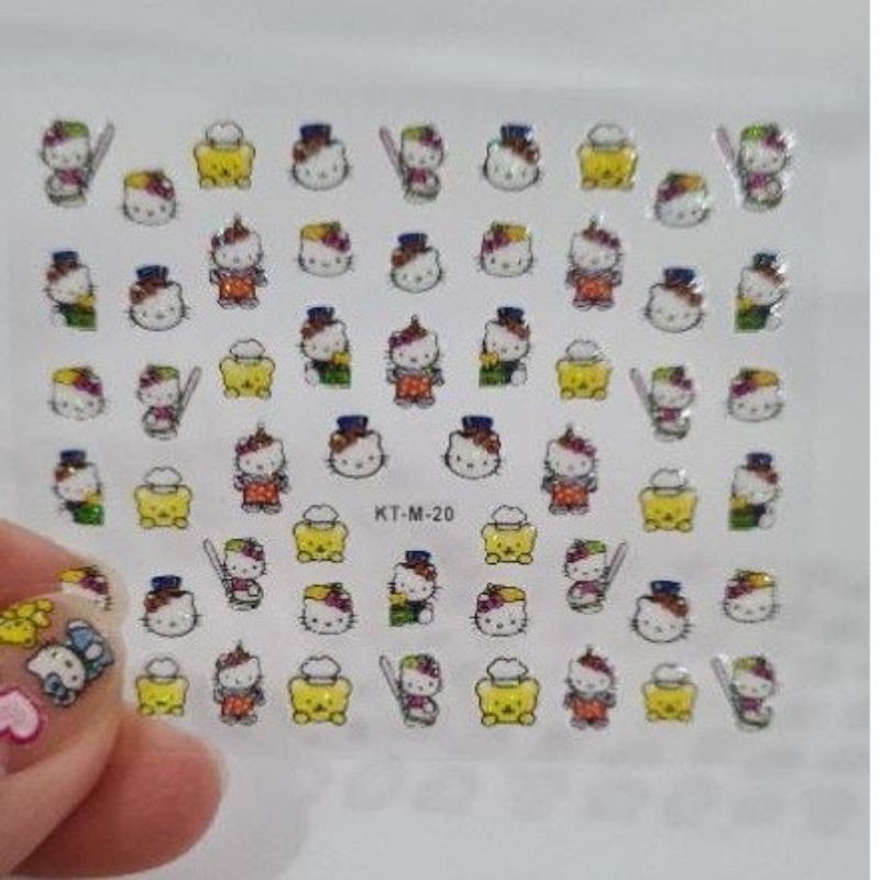 Stiker Kuku Lucu Stiker Kuku Anak HK Nails Art