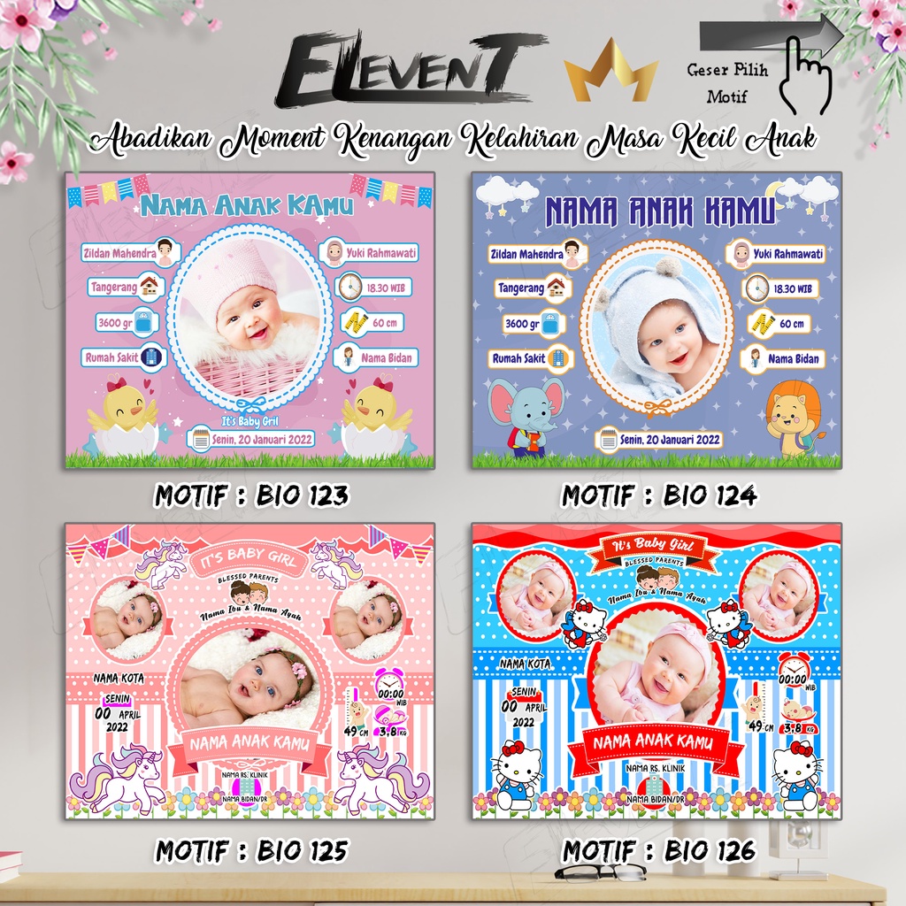 Bikin Biodata Bayi Kayu 30x40cm Foto Gantung Hiasan Dinding Biografi Anak Biodata baby Wall Decor Kado Bayi Frame Papan Bingkai Mdf Aesthetic Cantik Tanpa kaca Kado Hadiah Foto Bayi Newborn Data Kelahiran Anak Buah Hati Unik Bio menarik Bagus TerMurah