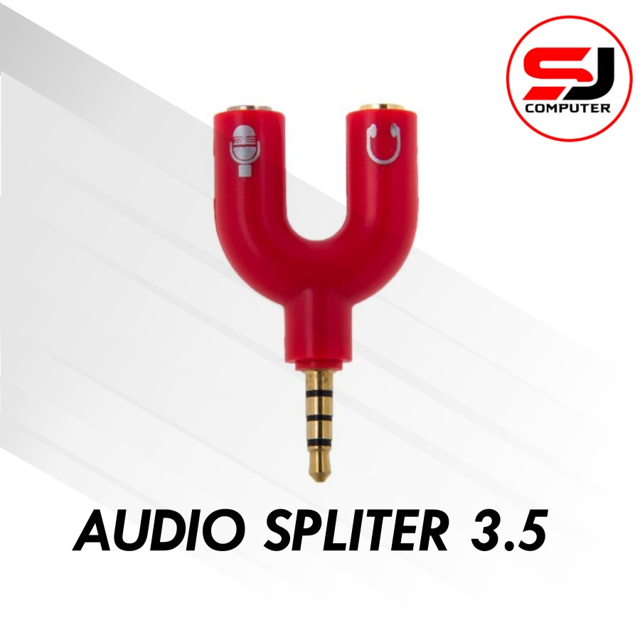 KABEL AUDIO SPLITER 3.5 MM