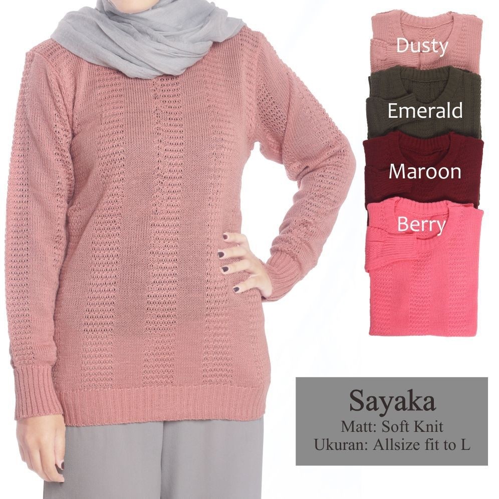 GROSIR RAJUT |  SWEATER RAJUT BANDUNG | SAYAKA KNIT