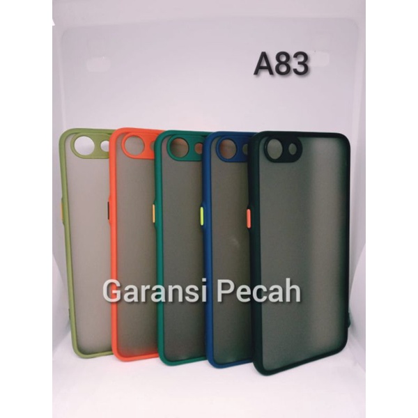 CASE DOVE OPPO A83 - CASE TRANSPARAN MACARON