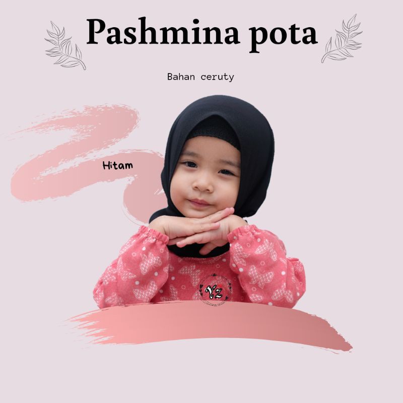 pashmina pota anak  | pashmina instan anak