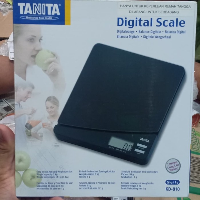 TANITA KD 810 / KD810 TIMBANGAN DIGITAL KUE DAPUR KACA TERMURAH