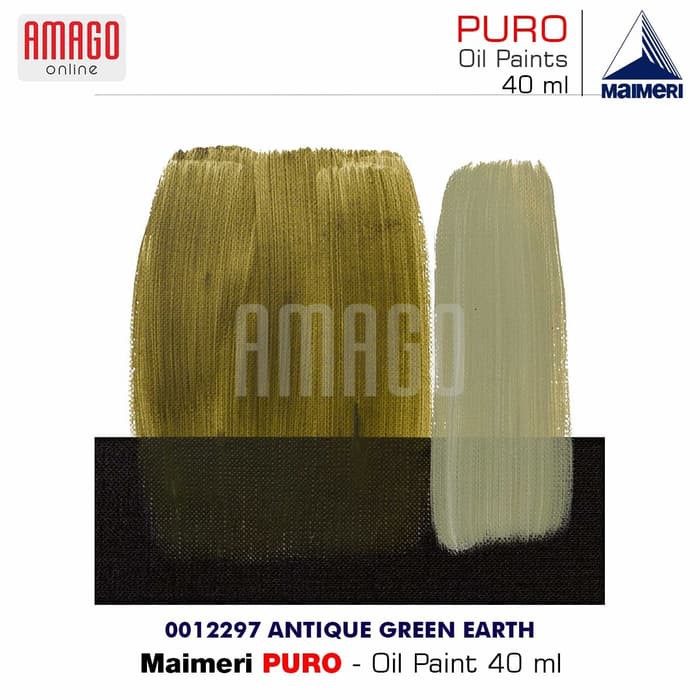 MAIMERI PURO - OIL PAINT - ANTIQUE GREEN EARTH - 40ML - M0012297